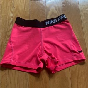 Neon pink NIKE PRO